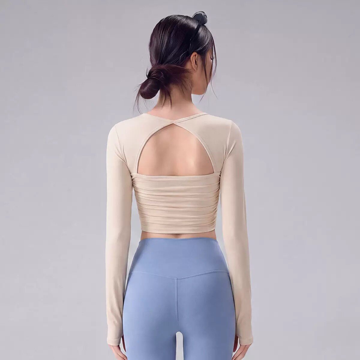 Women's Back-Beautiful Long-Sl - Pilates Yoga One ulasan dan harga