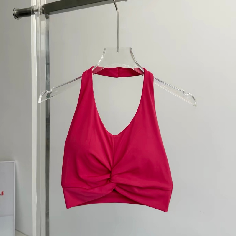 Halter Twist Sports Bra Women  - Pilate Yoga Workout ulasan dan harga