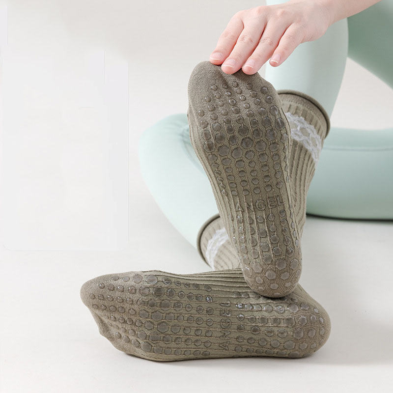 Yoga Socks Women Cotton Roll-e - Medias Para Pilates Y Yoga ulasan dan harga