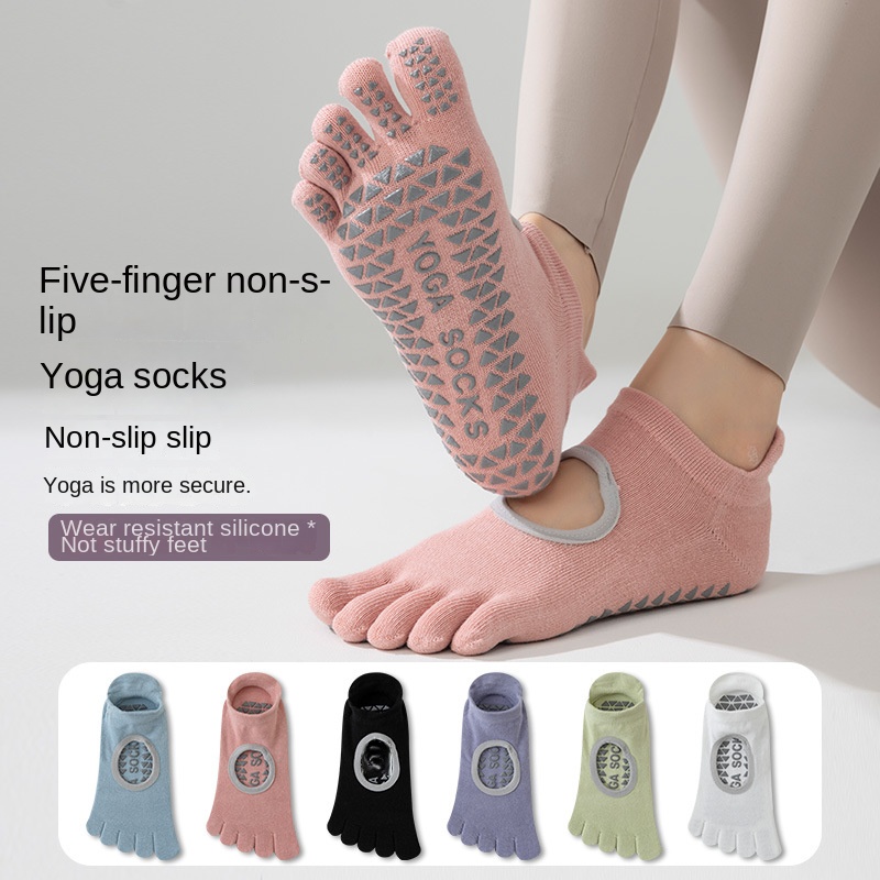 Women's Five-Finger Yoga Socks - Medias Para Pilates Y Yoga ulasan dan harga