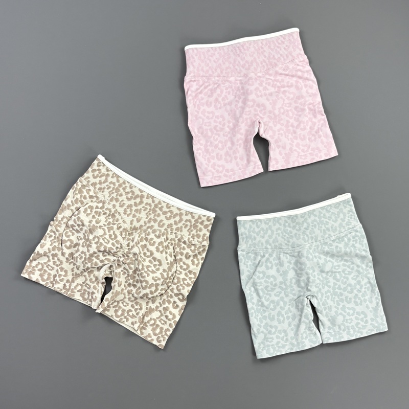 HISTELLO Gym Shorts Leopard Pr - Pilate Yoga Workout ulasan dan harga
