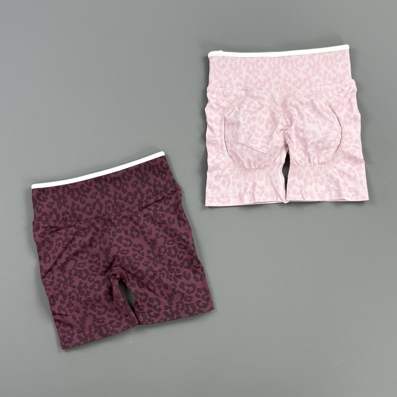 HISTELLO Gym Shorts Leopard Pr - Pilate Yoga Workout ulasan dan harga