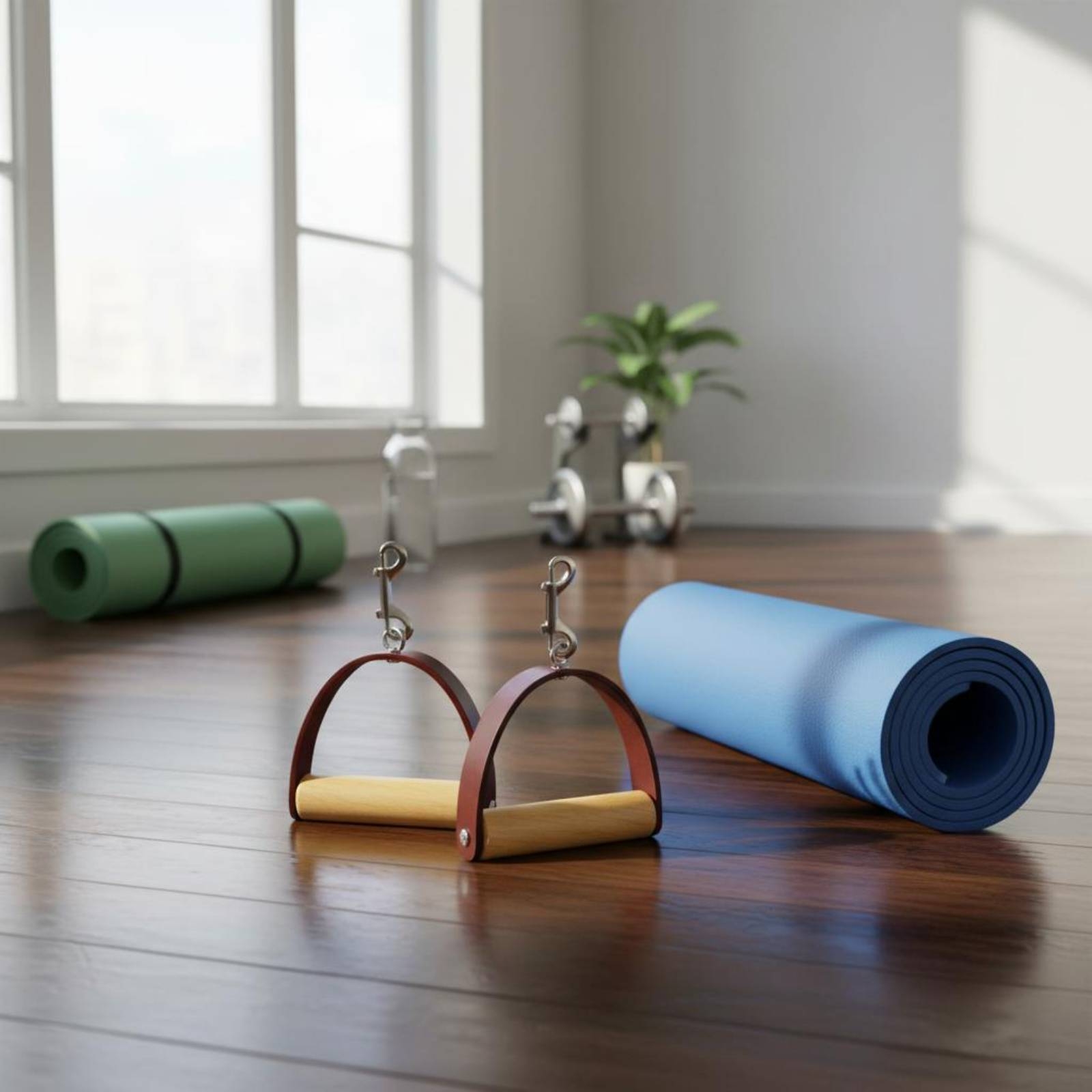 2Pcs/Set Pilates Leather Handl - Pilates & Yoga Vida ulasan dan harga