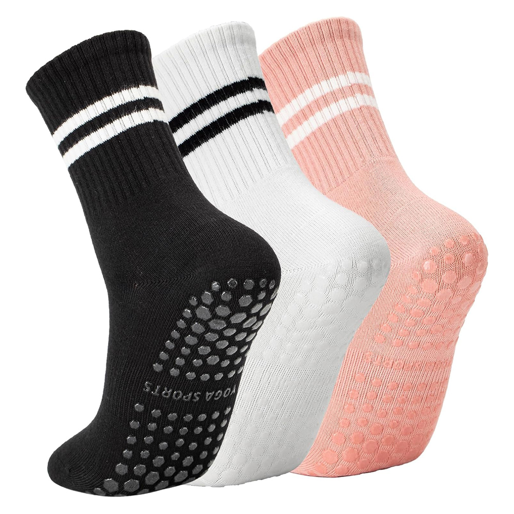 Yoga Pilates Socks with Grips  - Pilate Yoga Workout ulasan dan harga