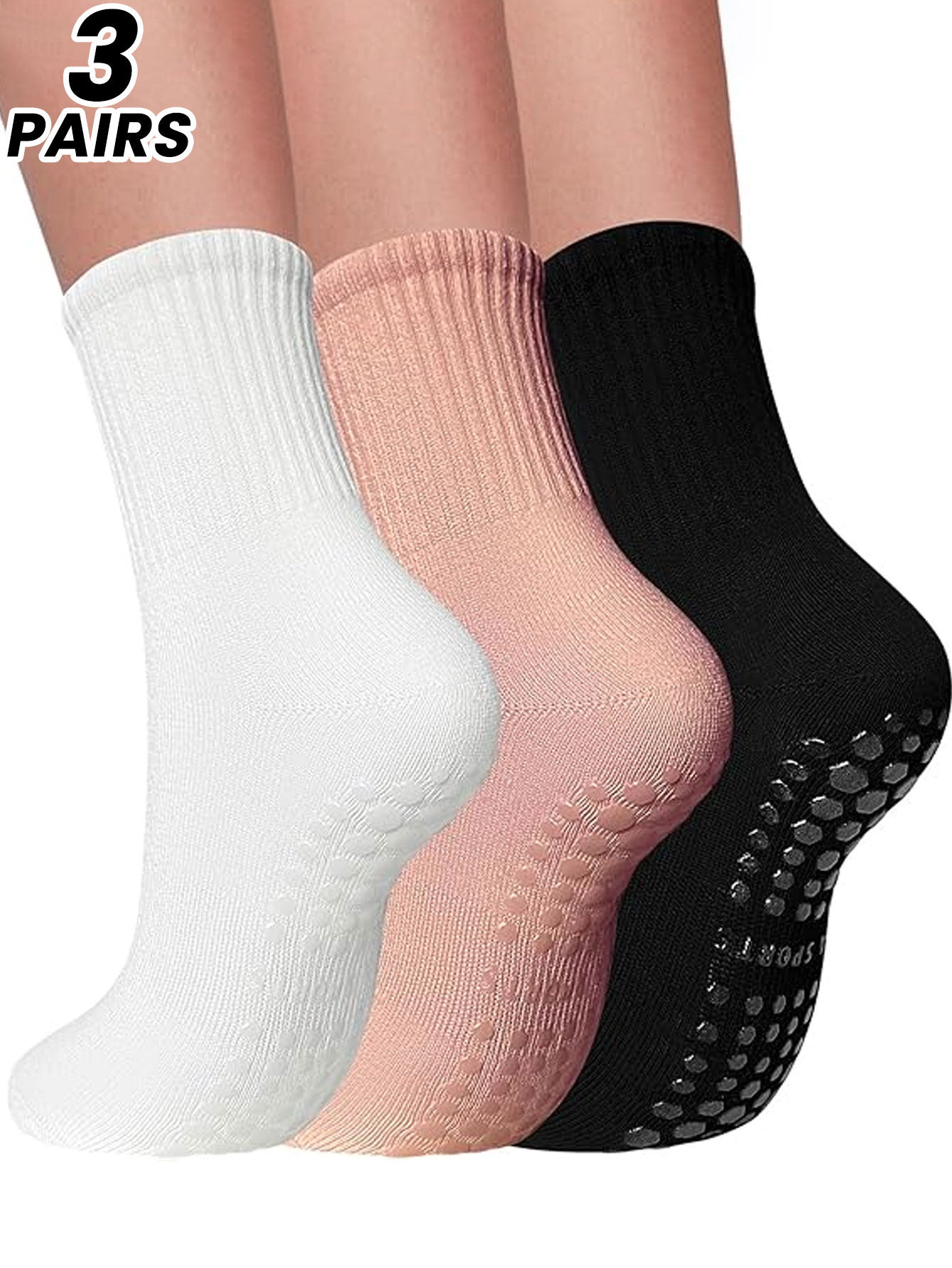 3 pairs of professional yoga s - Medias Para Pilates Y Yoga ulasan dan harga