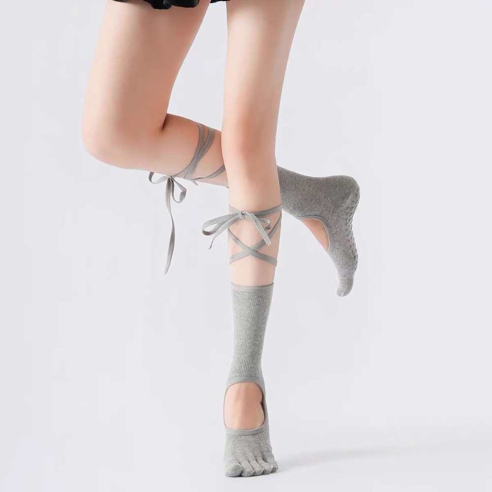 Lace-up Ballet Yoga Socks Wome - Pilates & Yoga Vida ulasan dan harga