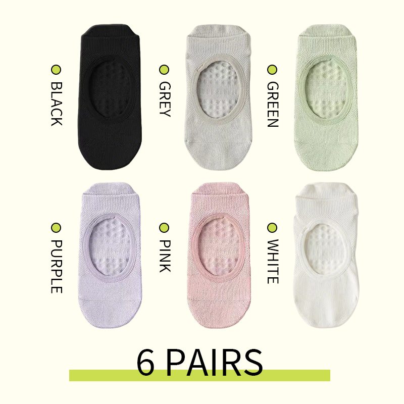 2/12PC Backless Non-slip Fitne - Medias Para Pilates Y Yoga ulasan dan harga