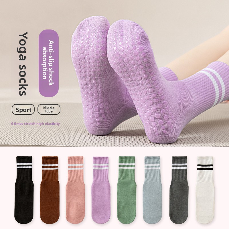 That girl Women Mid Calf Doubl - Pilate Yoga Workout ulasan dan harga