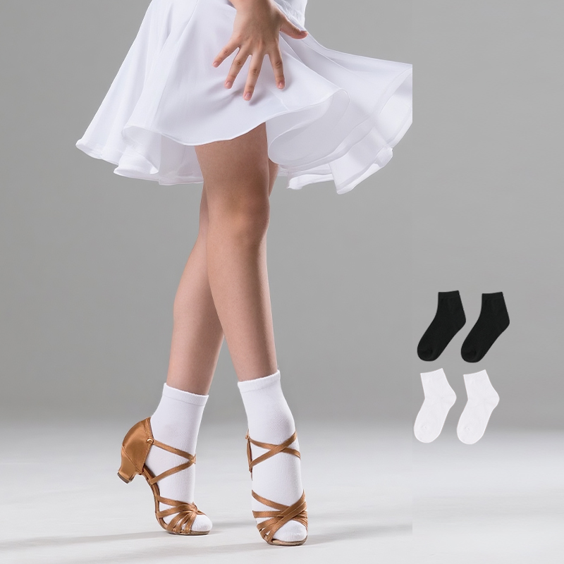 Girls Women Latin Socks White  - Medias Para Pilates Y Yoga ulasan dan harga