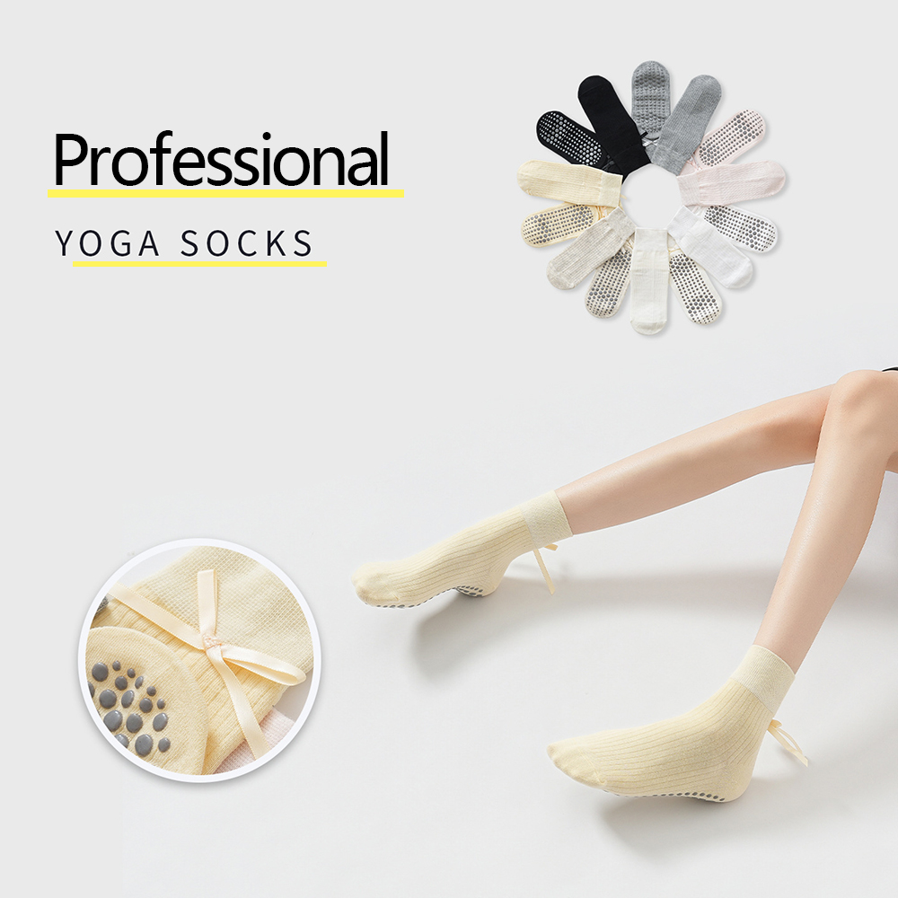 Cute Bowknot Yoga Socks Girls  - Pilates & Yoga Vida ulasan dan harga